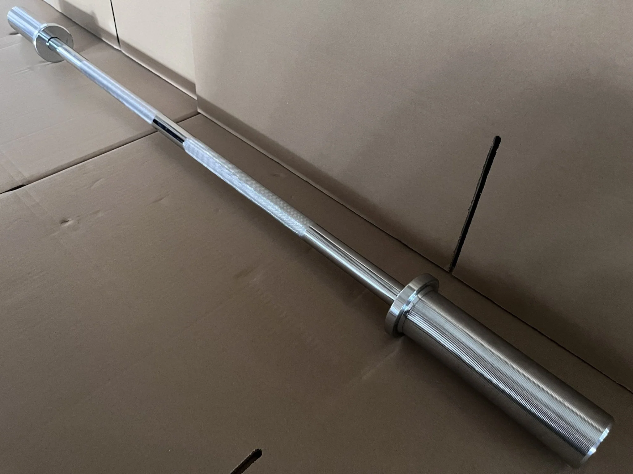4 FT Olympic Barbell – 2" Solid Steel Weightlifting Bar for Home & Gym Use | SKU: BB5120 - Image 3