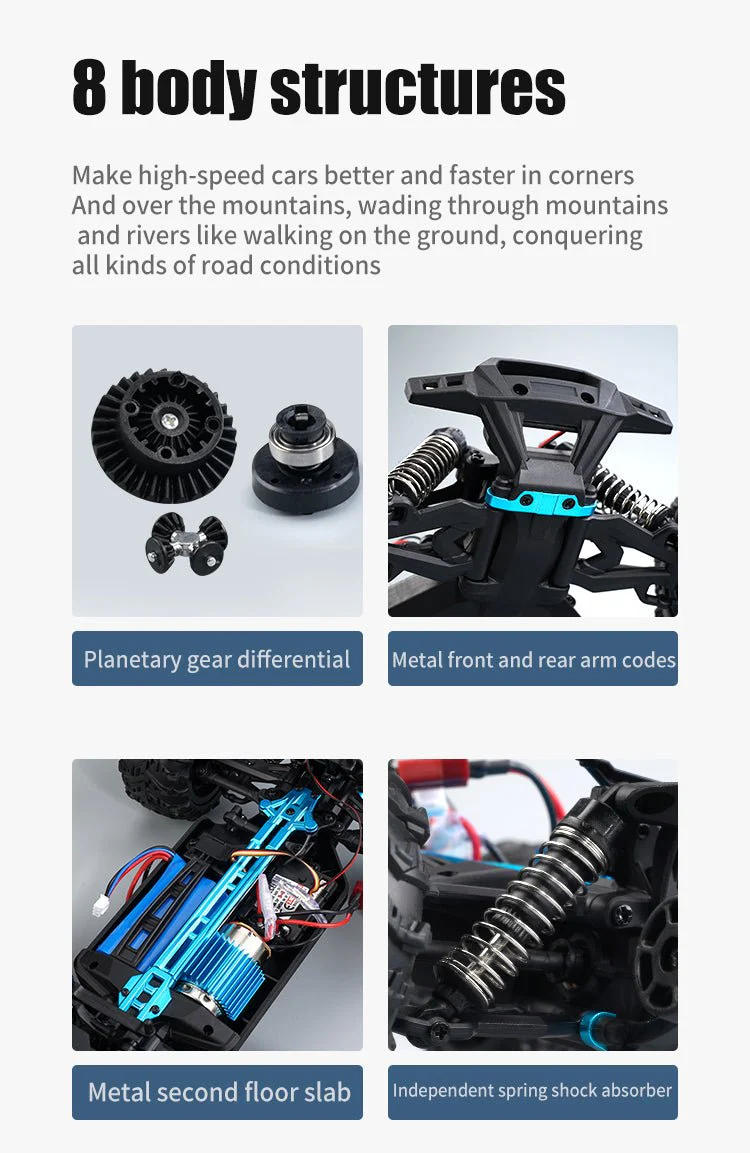 High-Performance 4WD Off-Road RC Monster Truck – 50KM/H Speed - Image 4