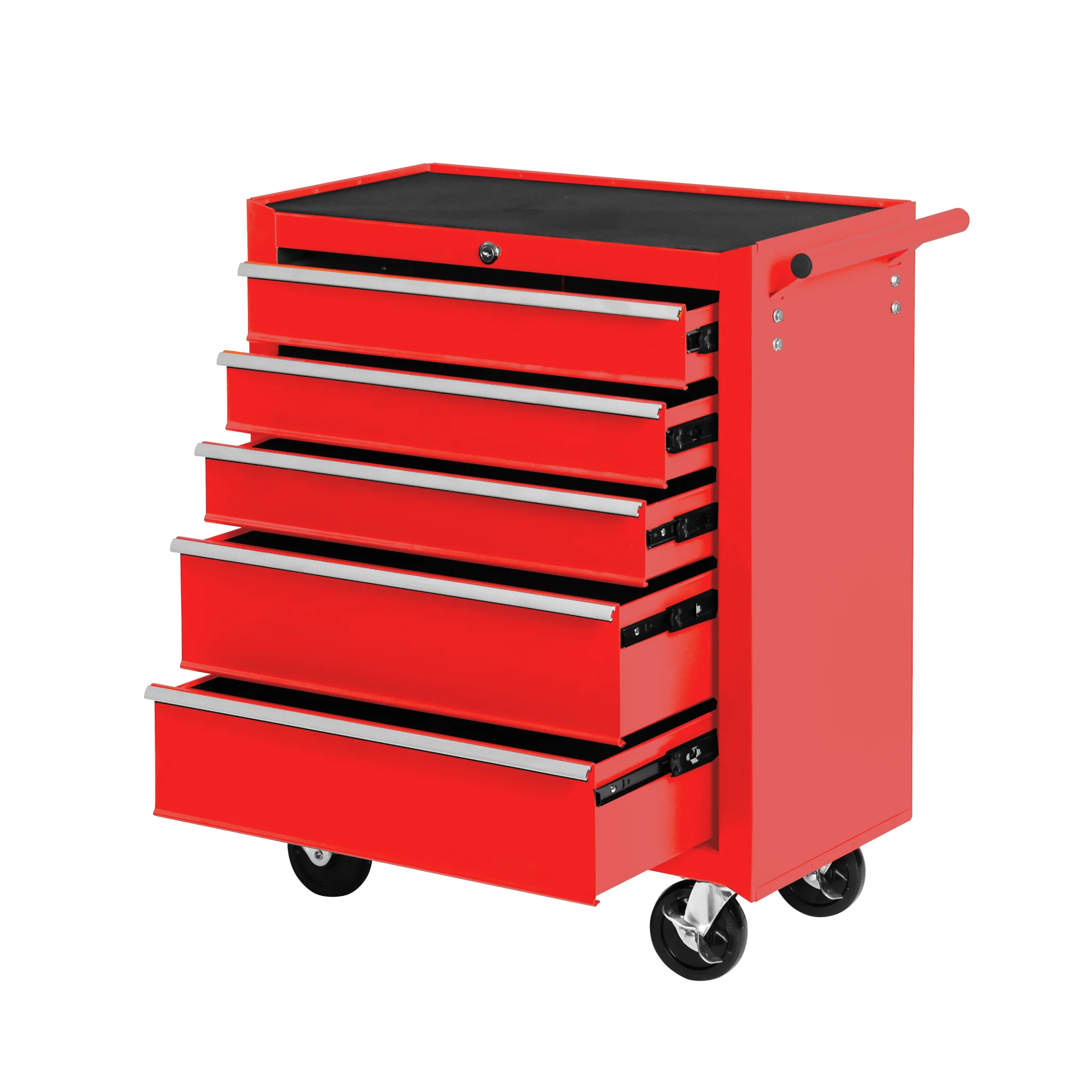 5 Drawer Garage Tool Cabinet Heavy Duty Steel Rolling Storage with Casters 31305 - Image 2