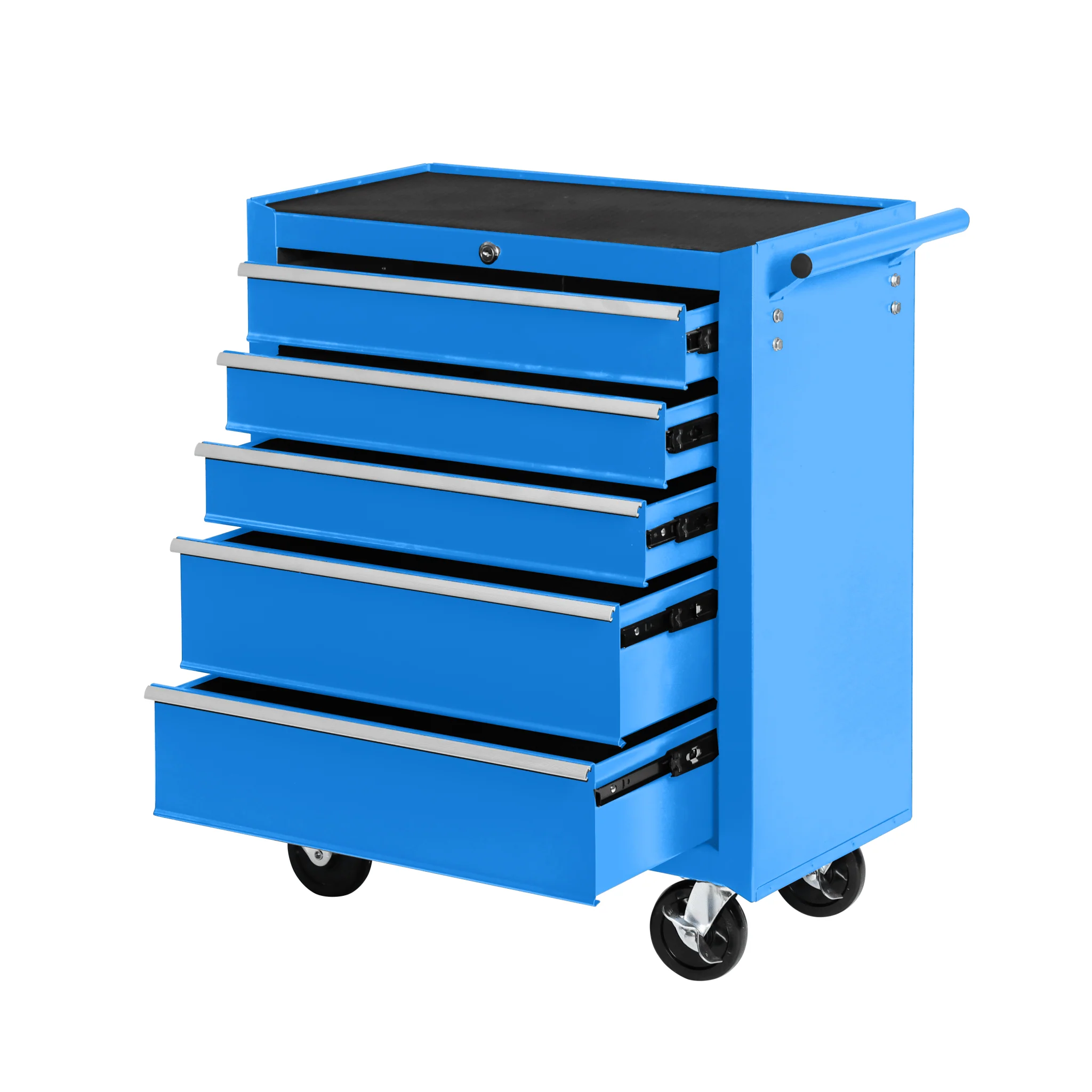 5 Drawer Garage Tool Cabinet Heavy Duty Steel Rolling Storage with Casters 31305 - Image 3