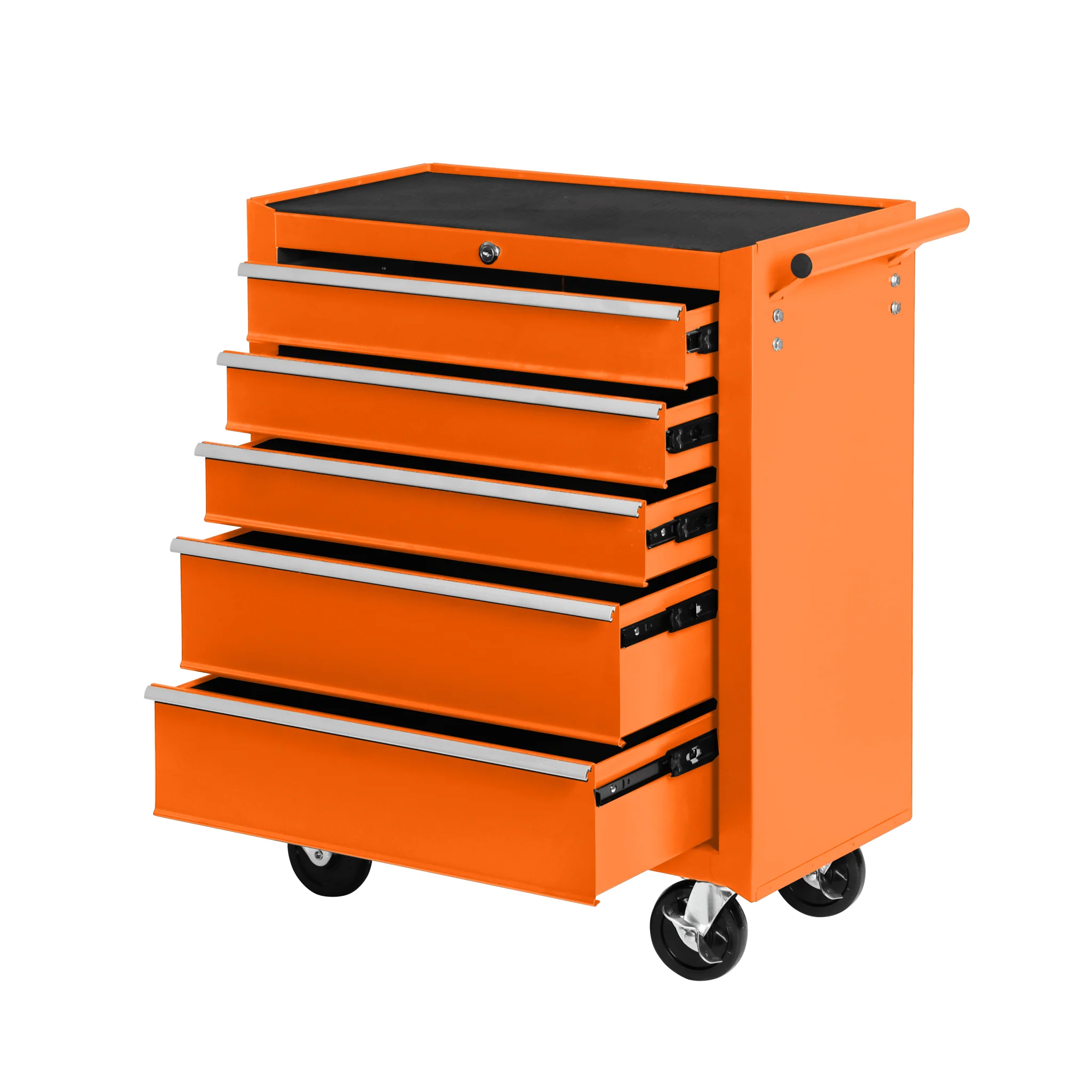 5 Drawer Garage Tool Cabinet Heavy Duty Steel Rolling Storage with Casters 31305 - Image 4
