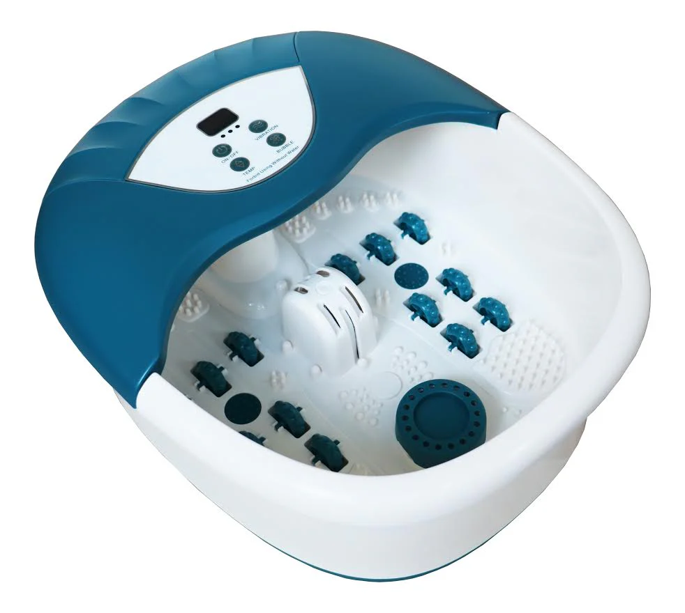 New 5-in-1 Foot Spa and Bath Massager with Heat – Stress Relief, Bubbles, Vibration, and Massage Rollers | Model 1224FS - Image 13