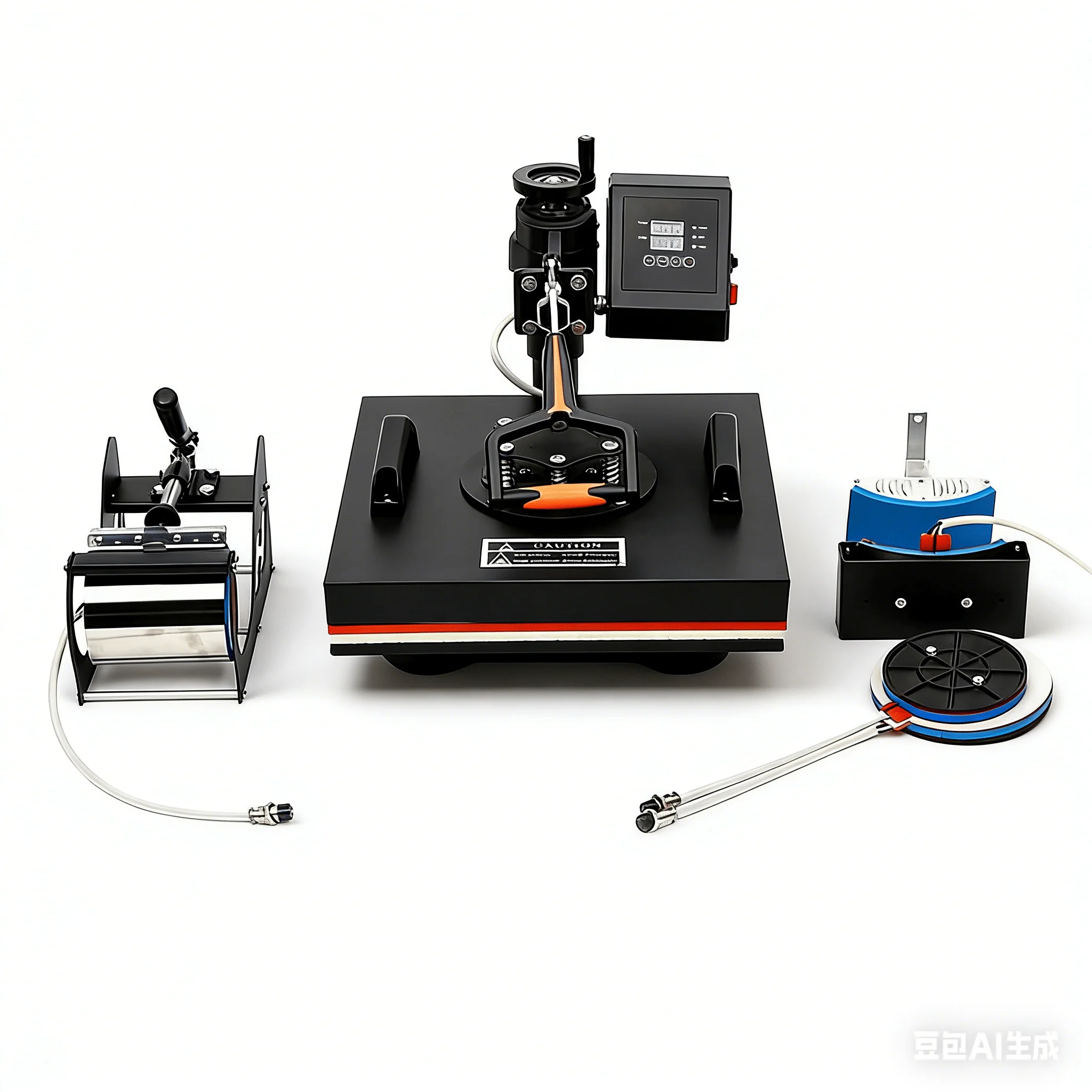 5 in 1 Heat Press Machine 15" x 15" Swing Away T Shirt Mug Hat Plate HP3838