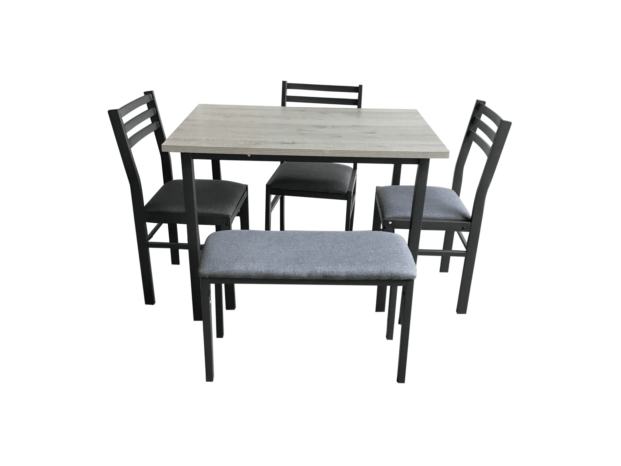 5 Piece Dining Table Set with 4 Chairs Modern Kitchen K20231 - Image 2