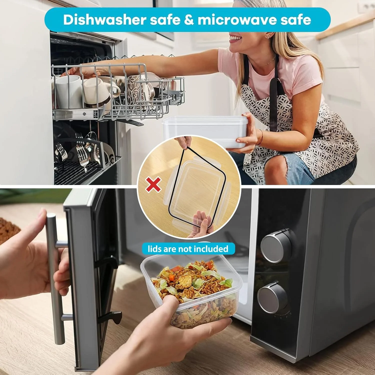 5-Piece Large Fruit Containers for Fridge with Removable Colander Leakproof Set FC0517 - Image 6