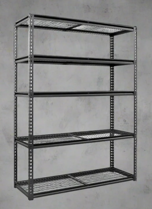 5-Tier Adjustable Steel Wire Shelf – Heavy-Duty Garage Storage Rack