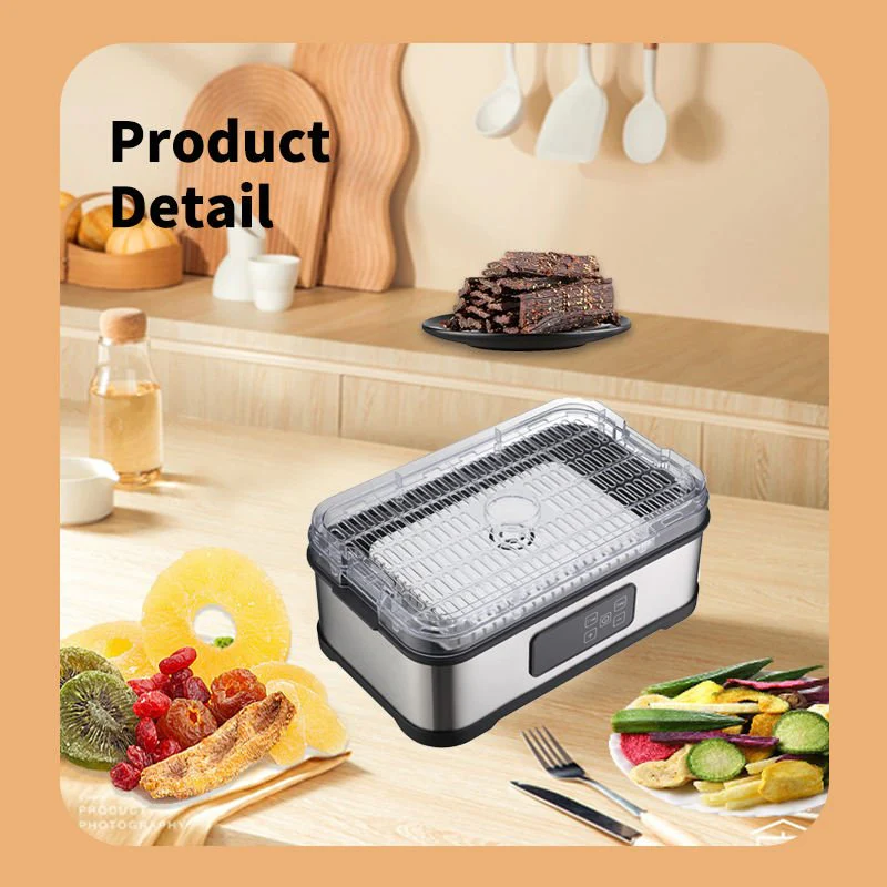 5 Tray Food Dehydrator 250W Digital Electric Fruit Meat Dryer GGJ300B - Image 4