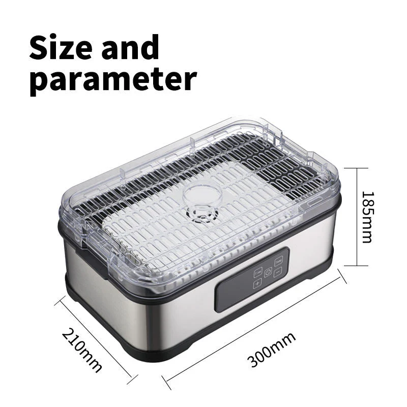 5 Tray Food Dehydrator 250W Digital Electric Fruit Meat Dryer GGJ300B - Image 6