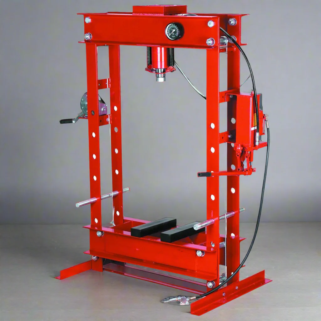 50 Ton Hydraulic Shop Press – Dual-Speed Air Press Machine with Arbor Plates, 100,000 LB Capacity | SKU: 50TSHP - Image 2
