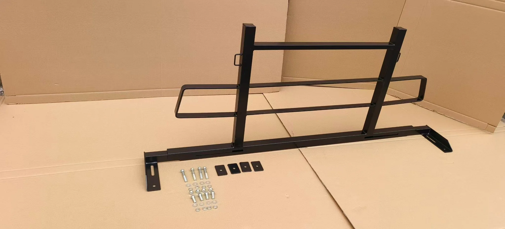 500 lb Adjustable Flat Bar Truck Headache Rack – Universal Pickup Cab Protector & Cargo Guard FBHR0500 - Image 3