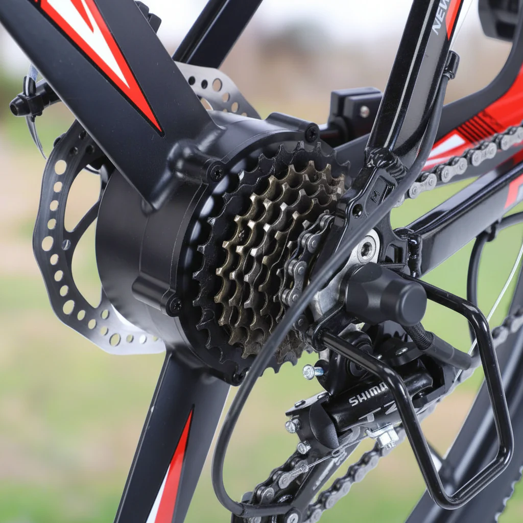 New 500W Electric Mountain Bike – 26" & 29" Aluminum Frame, 48V Battery, 21-Speed | SKUs 1112526 / 1112529 - Image 2