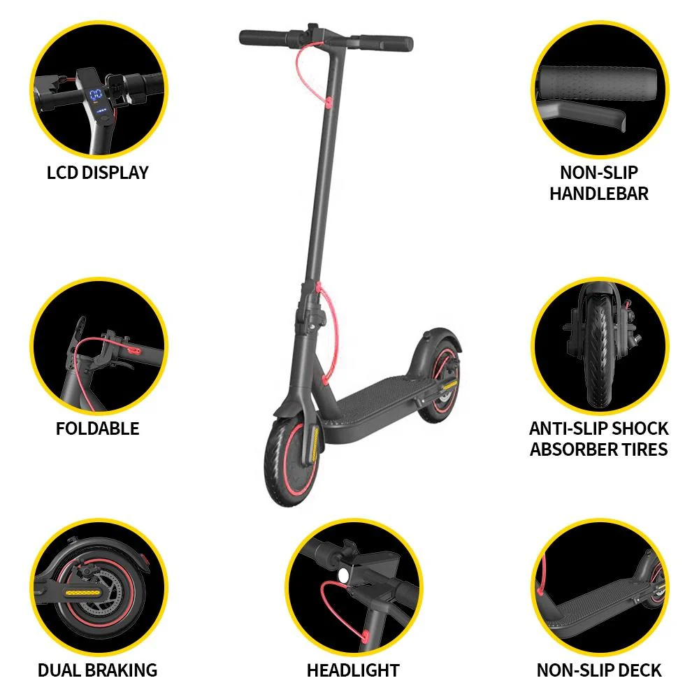 500W Electric Scooter 10 in Tires 36V 7.8Ah Battery 25 km/h Max Speed ES500W - Image 5
