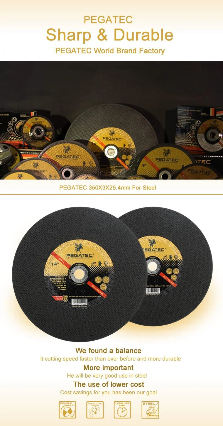 5PCS 14" Cut Off Saw Blades for Steel & Metal – Durable, Low Vibration, High Precision | 35035M - Image 3
