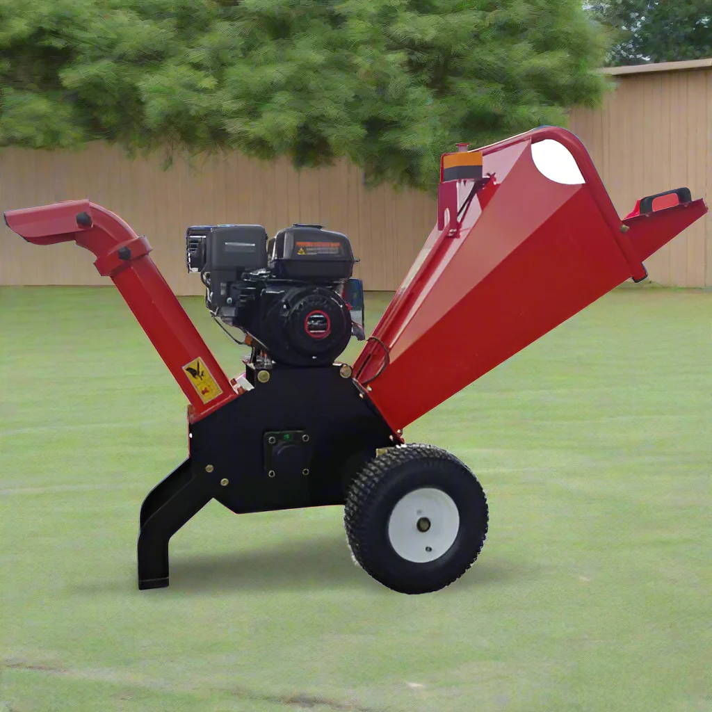 6.5 HP Gas Wood Chipper Machine – Heavy-Duty GS100 Tree Branch Shredder Mulcher GS100 - Image 4
