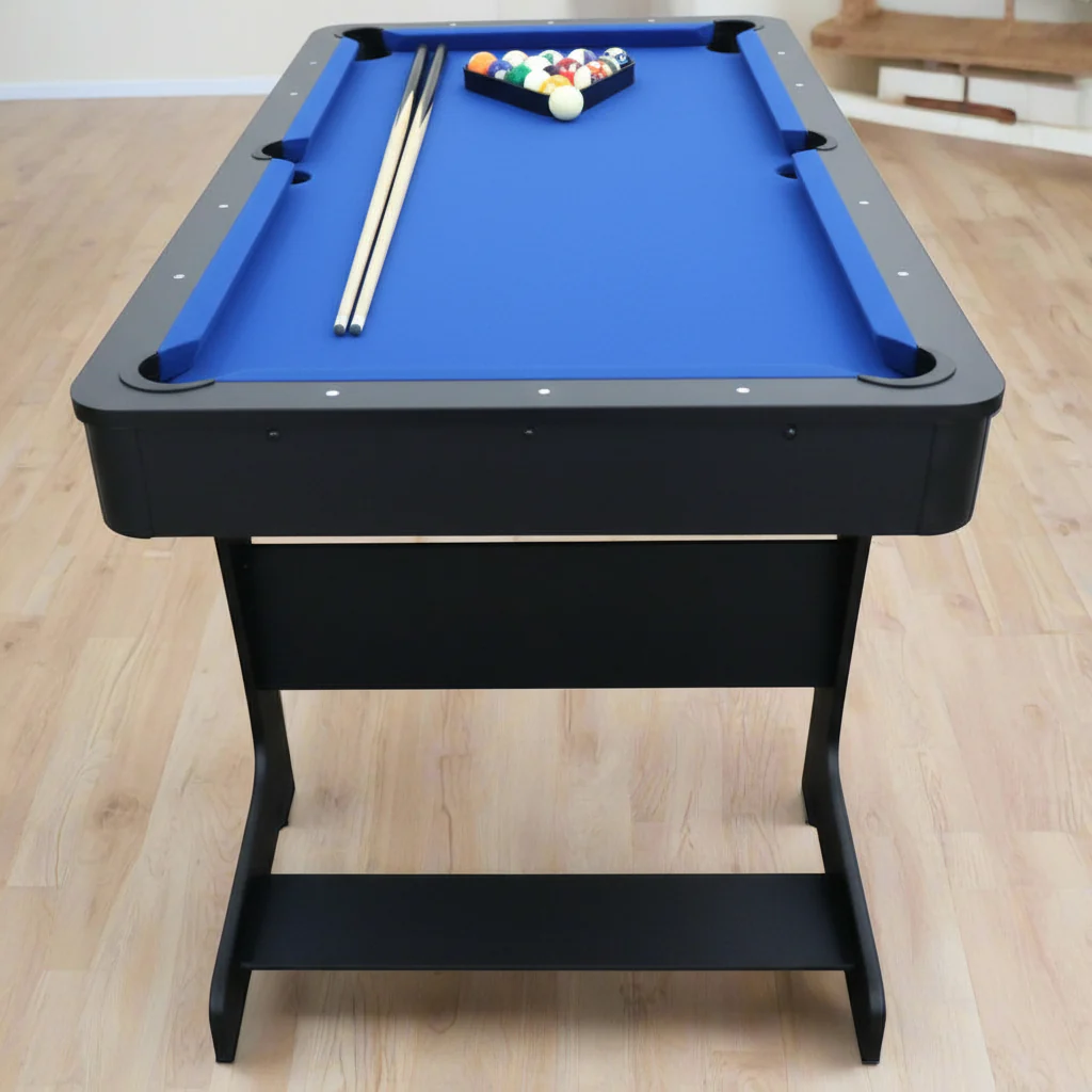 New 6 Ft Folding Pool Table with Accessories – Portable & Easy Setup Billiards Table 72FPT - Image 2