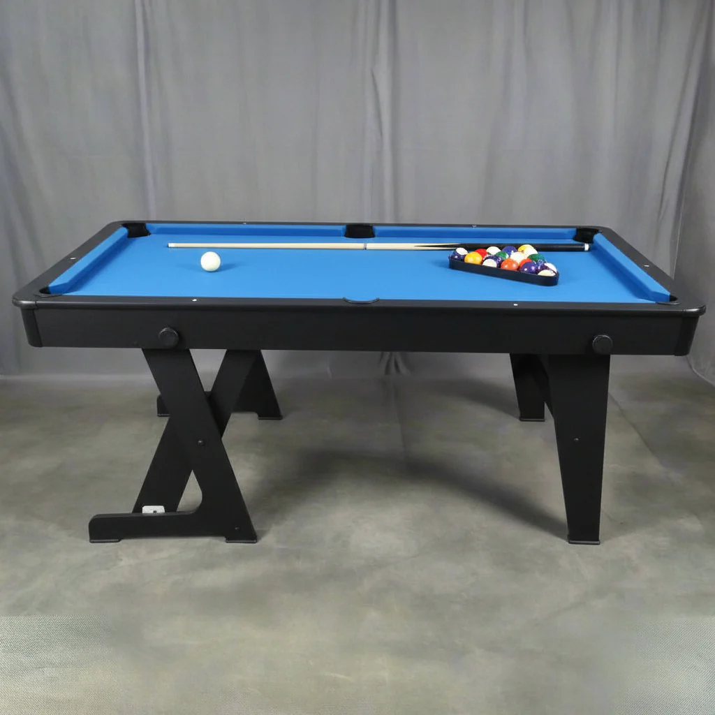 New 6 Ft Folding Pool Table with Accessories – Portable & Easy Setup Billiards Table 72FPT - Image 3