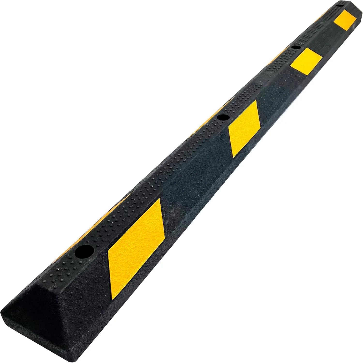 6 Ft Rubber Wheel Curb Stop – Heavy Duty, DOT Approved, Parking Reflective, for Cars, SUVs & Trucks - Image 2