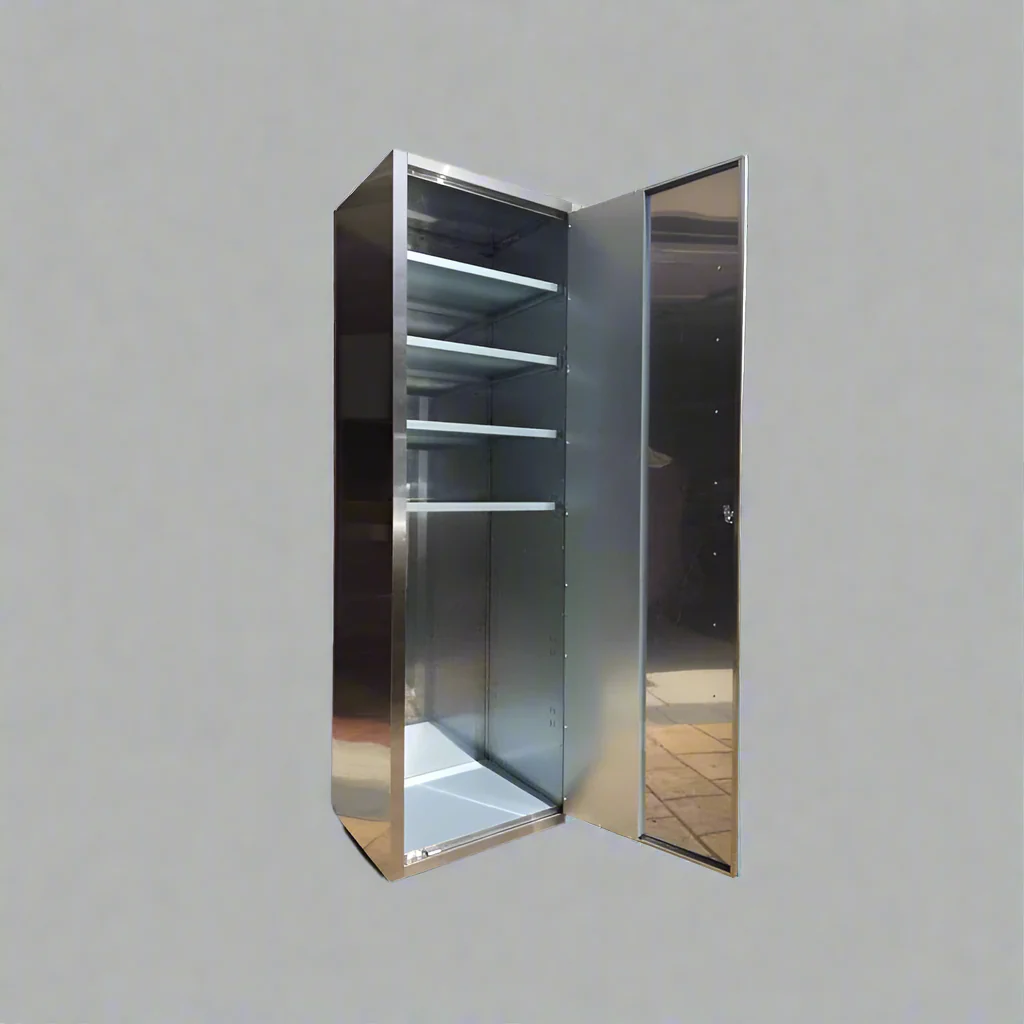 6 FT Stainless Steel Lockable Storage Cabinet – Adjustable Shelves, Anti-Fingerprint Finish HSC2401W - Image 5