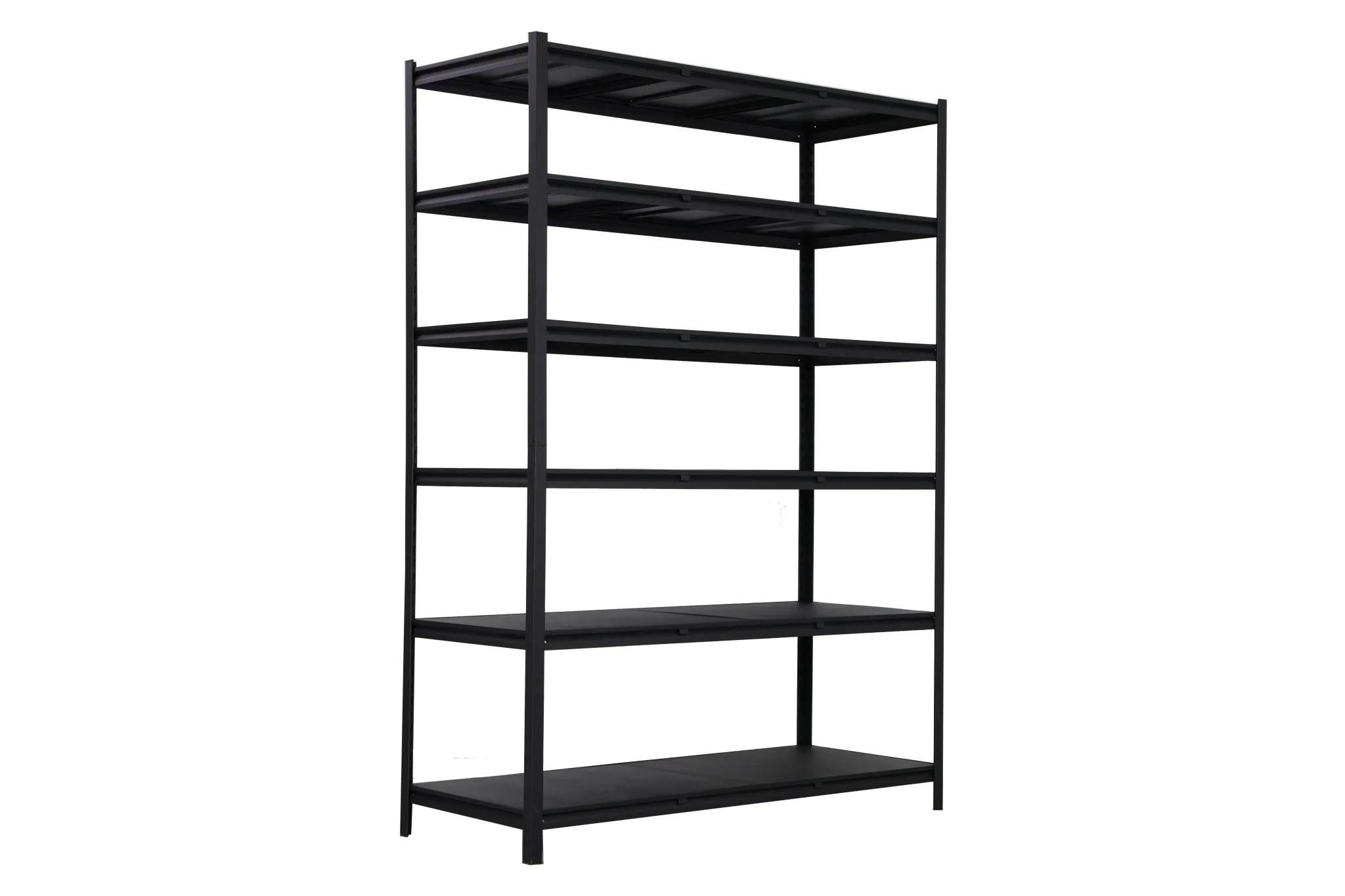 6 Tier Industrial Storage Rack 60″ x 24″ x 84″ Heavy Duty Steel Shelving 3500 lb Capacity IR6580