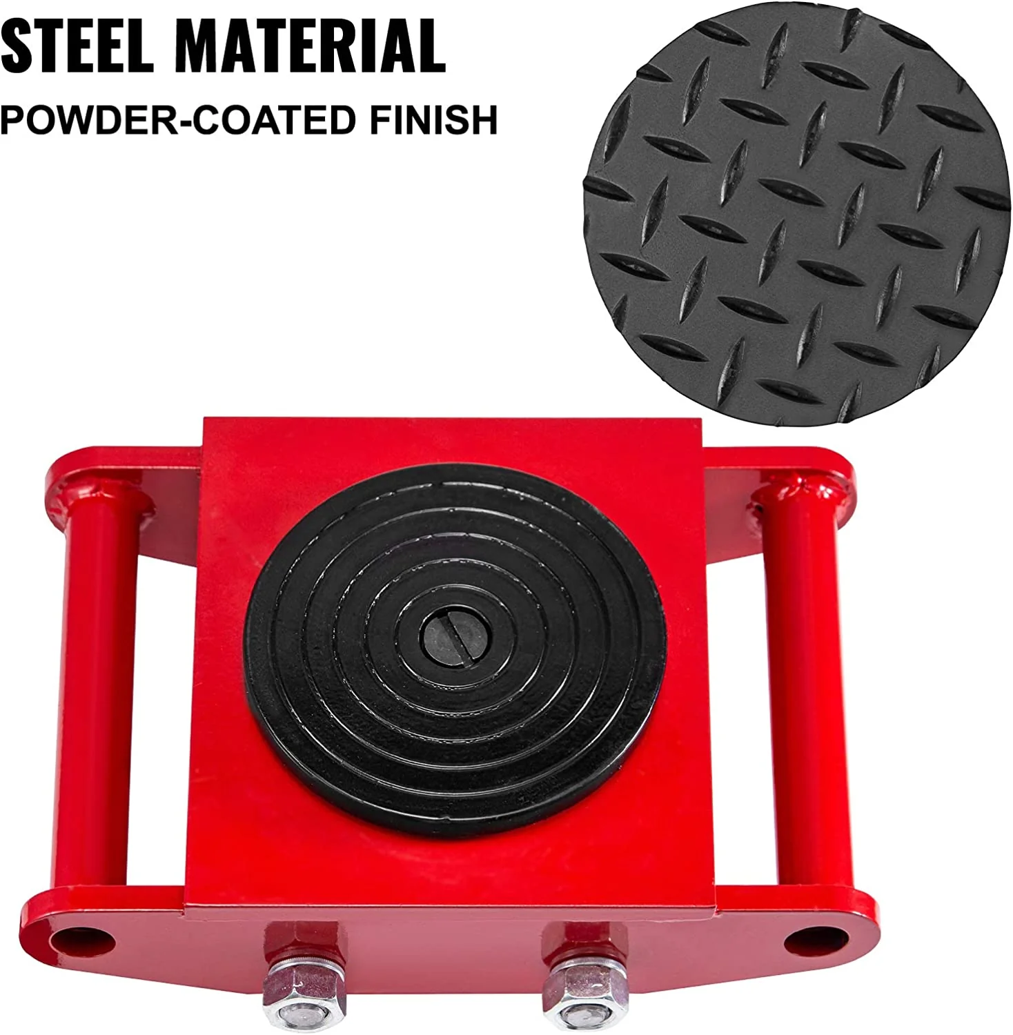 New 4 PCS 6-Ton Machinery Mover Skates | Heavy-Duty Equipment Moving Rollers | SKU 444423 - Image 4