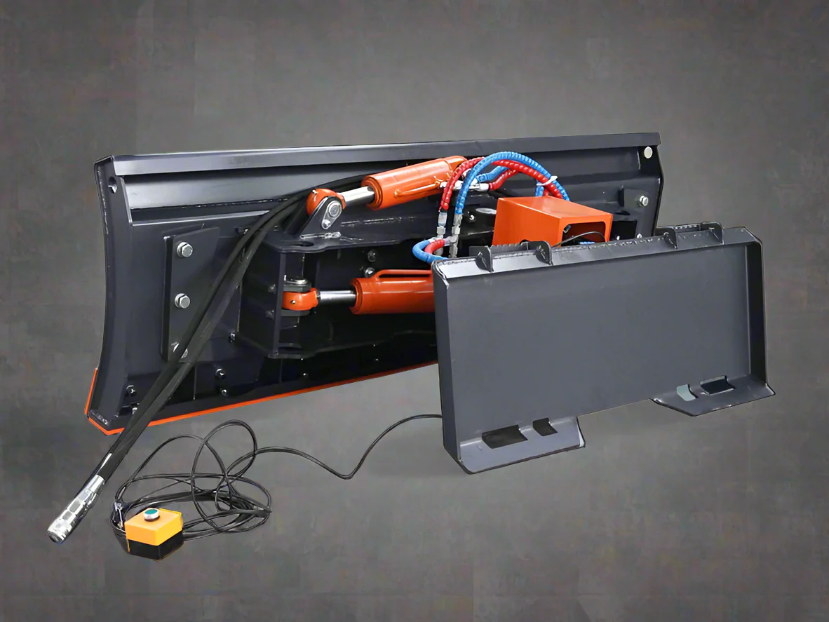6-Way Hydraulic Dozer Blade – Heavy-Duty Skid Steer & Loader Attachment | Model 2504281