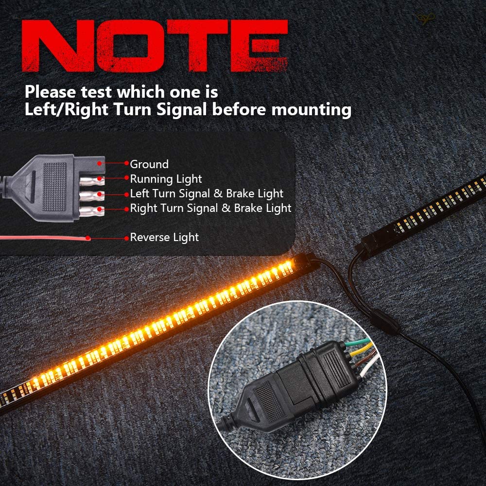 60" 5-Mode LED Tailgate Light Bar – Brake, Turn, Reverse, Signal | 765TGL - Image 6
