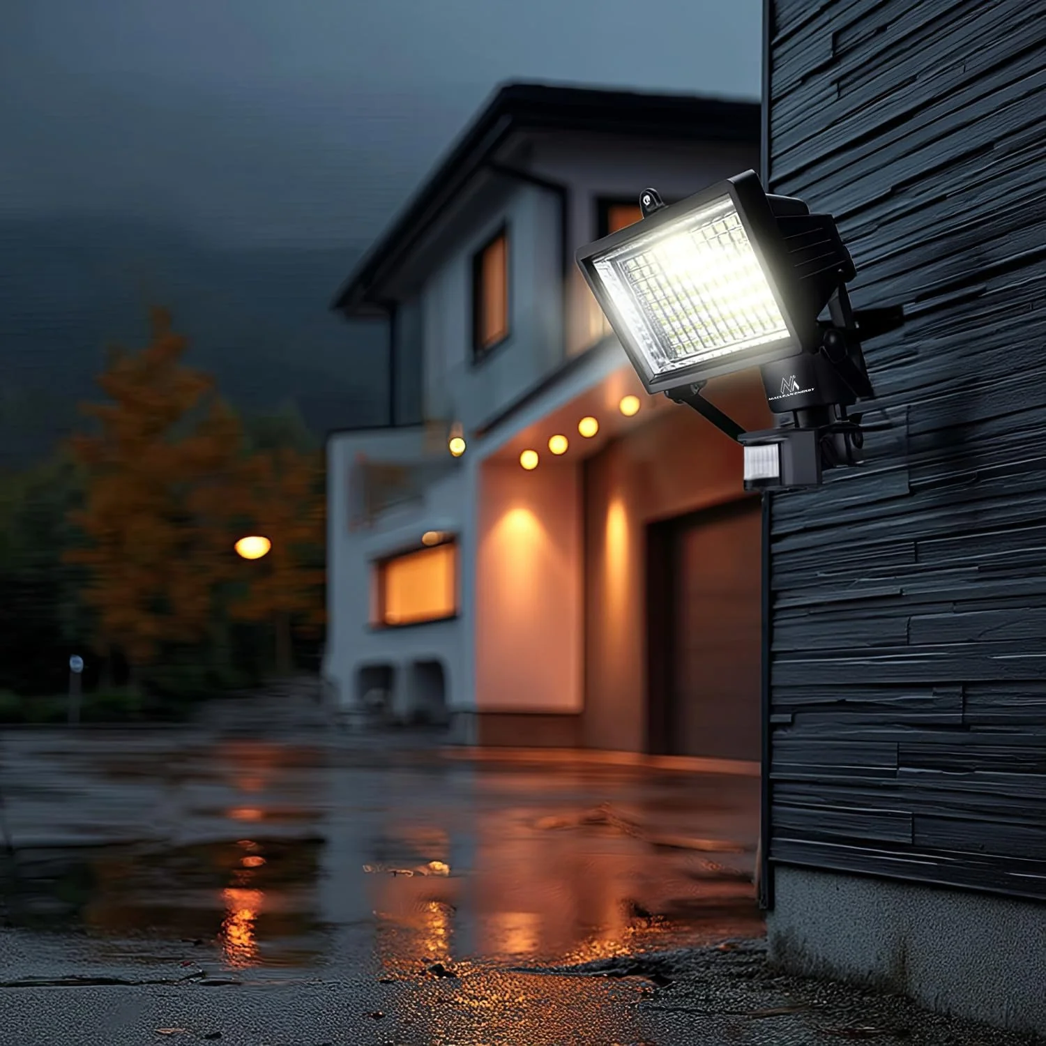 60 LED Solar Motion Sensor Flood Light – Outdoor Waterproof Security Spotlight for Yard, Garage & Garden | 527051 - Image 6