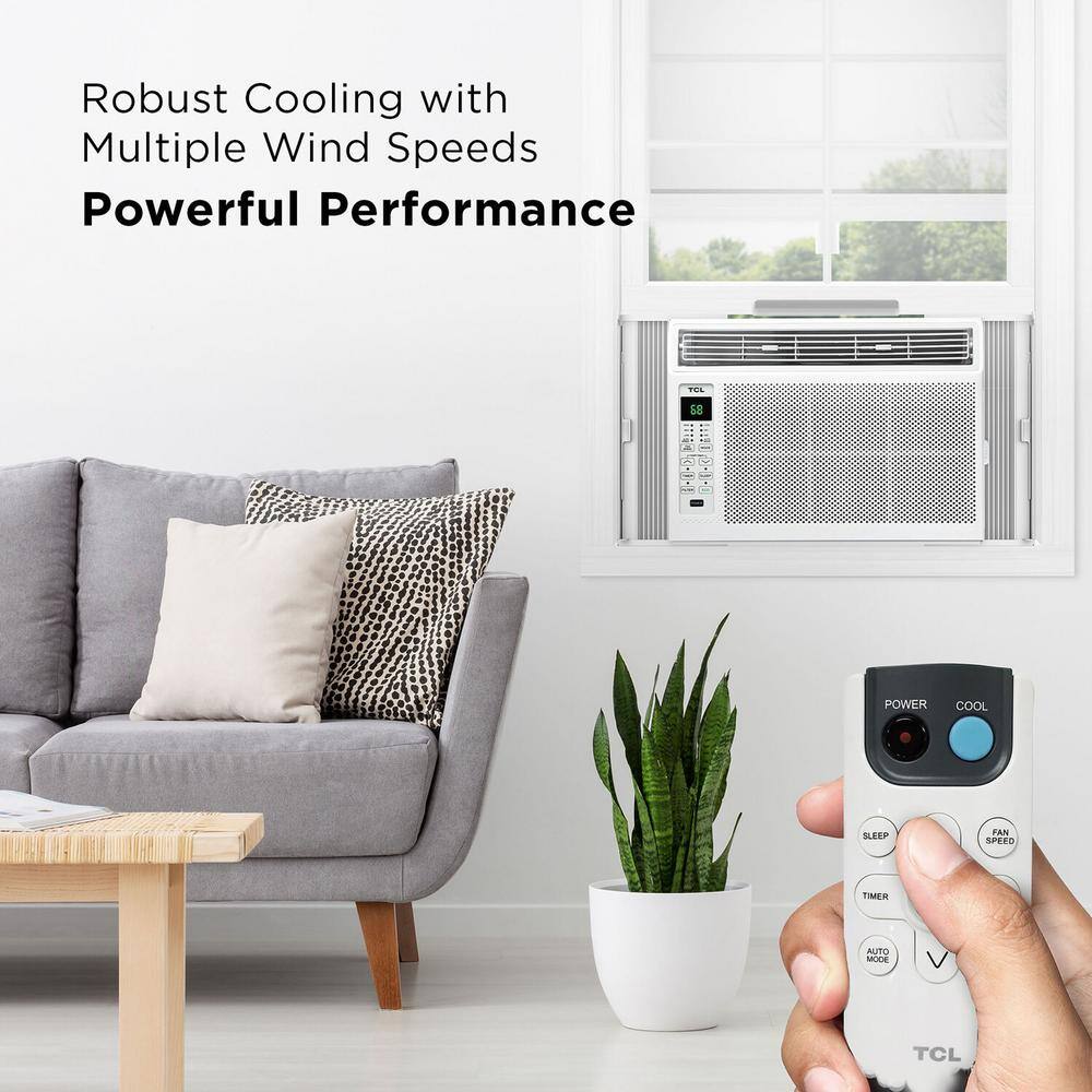6000 BTU Window Air Conditioner, Fan and Dehumidifier, 250 sq. ft., Remote Control, Easy-to-Use, Reusable Filter - Image 4