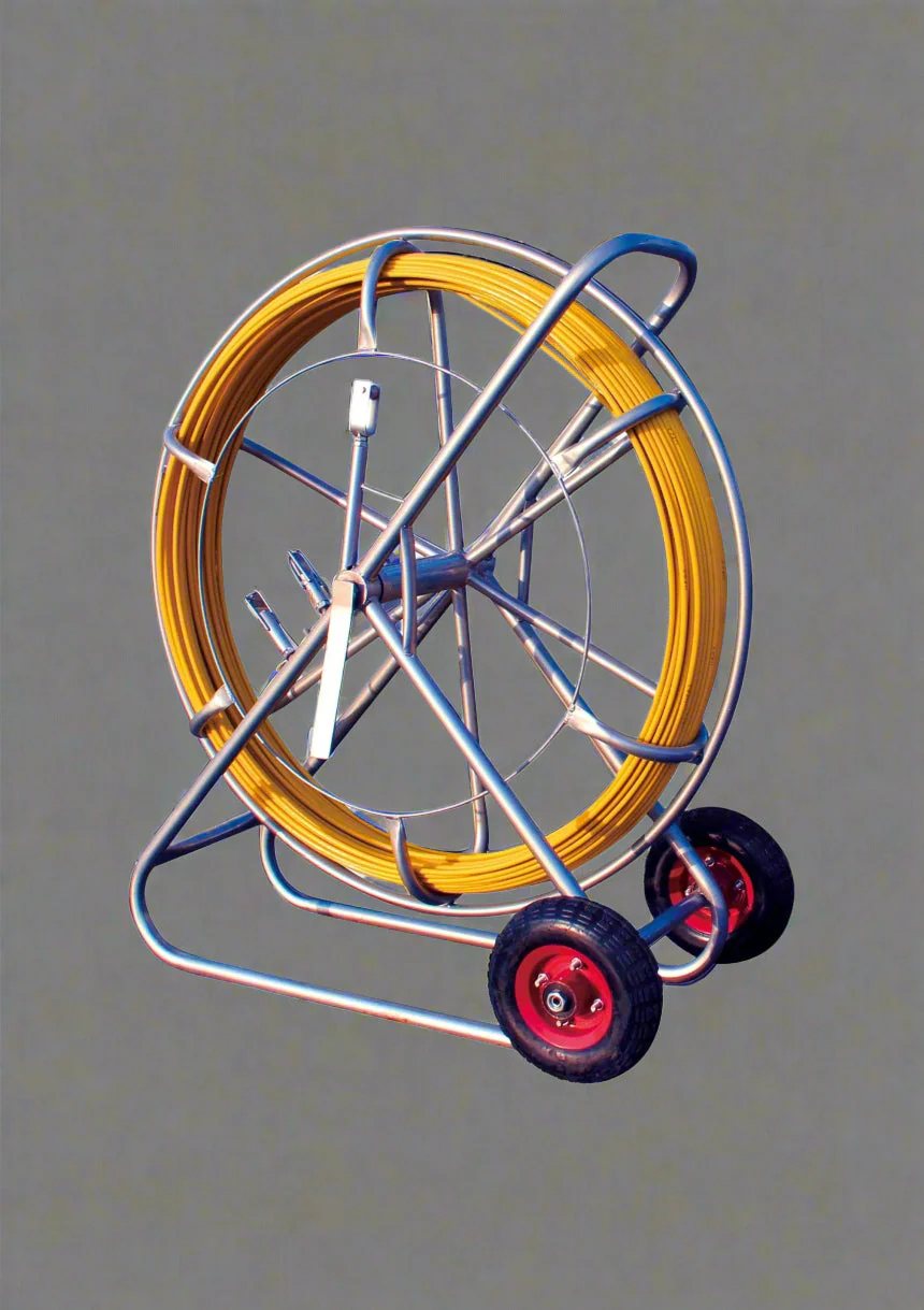600-Foot Fiberglass Duct Rodder Fish Tape – Heavy-Duty Cable Pulling Tool