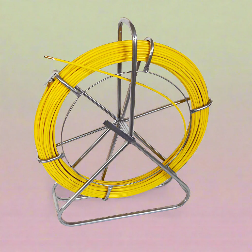 600-Foot Fiberglass Duct Rodder Fish Tape – Heavy-Duty Cable Pulling Tool - Image 4