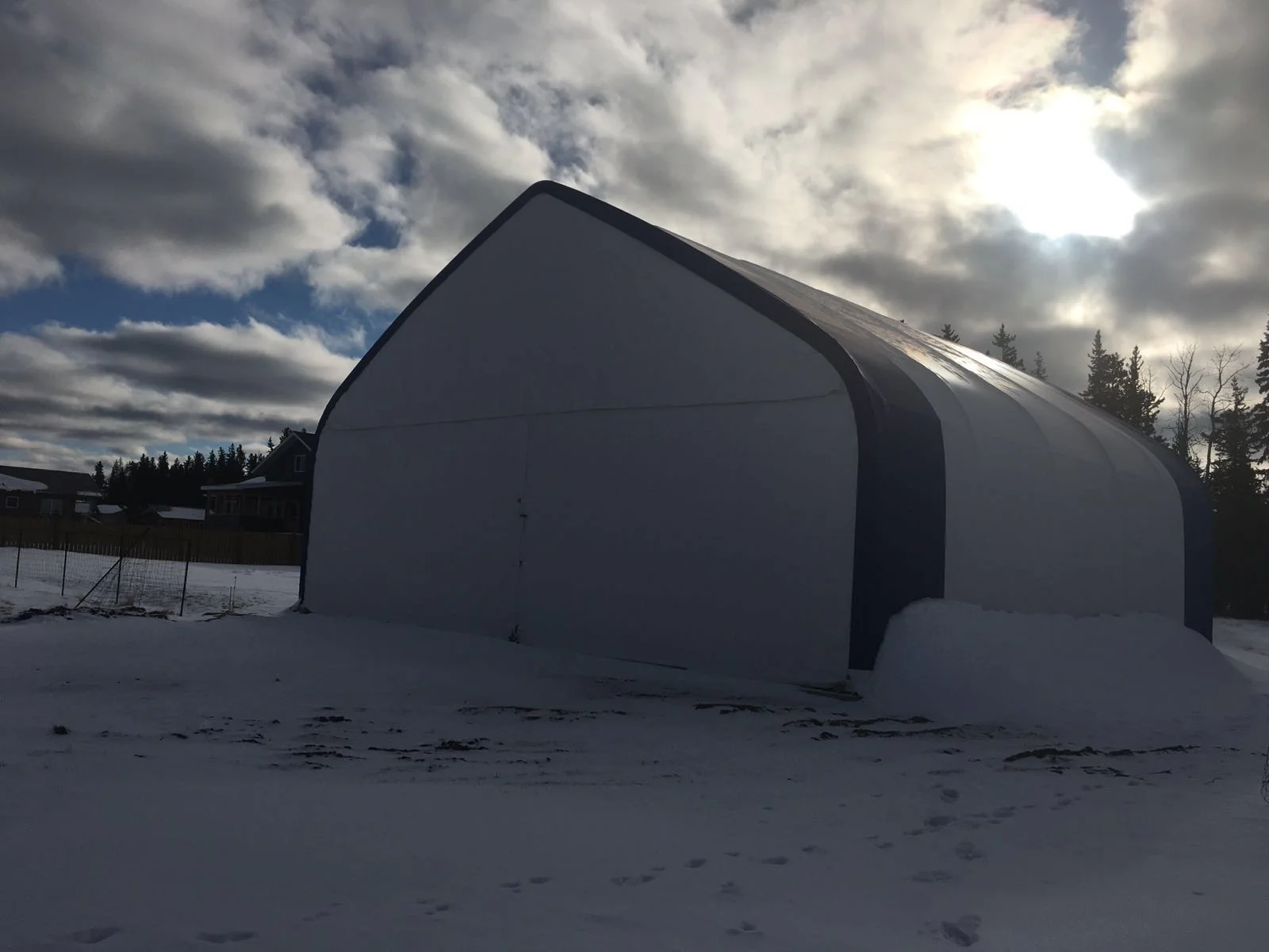 60′ Wide Double Truss Storage Buildings – Heavy-Duty PVC Shelter | Extra-Large Portable Warehouse - Image 11