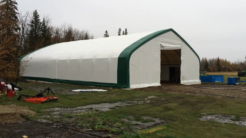 60′ Wide Double Truss Storage Buildings – Heavy-Duty PVC Shelter | Extra-Large Portable Warehouse - Image 12