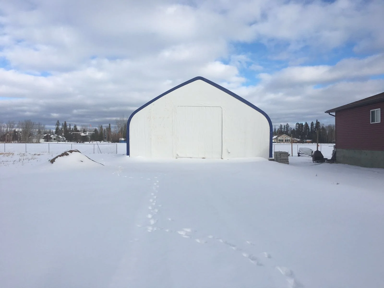 60′ Wide Double Truss Storage Buildings – Heavy-Duty PVC Shelter | Extra-Large Portable Warehouse - Image 14