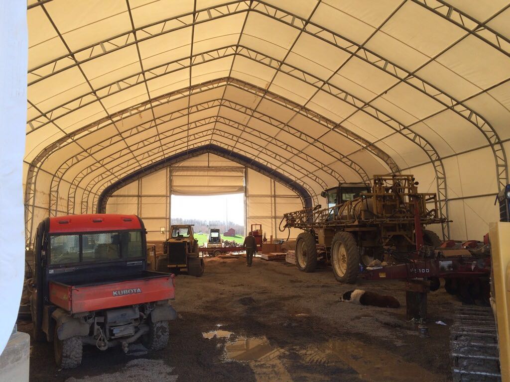 60′ Wide Double Truss Storage Buildings – Heavy-Duty PVC Shelter | Extra-Large Portable Warehouse - Image 17