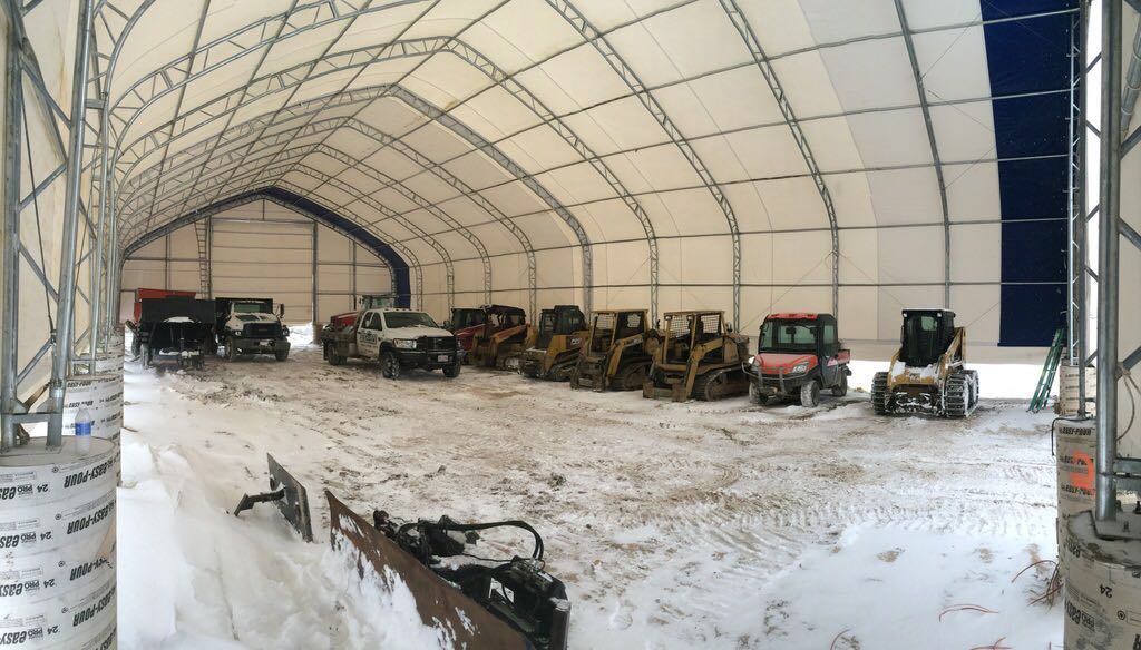 60′ Wide Double Truss Storage Buildings – Heavy-Duty PVC Shelter | Extra-Large Portable Warehouse - Image 21