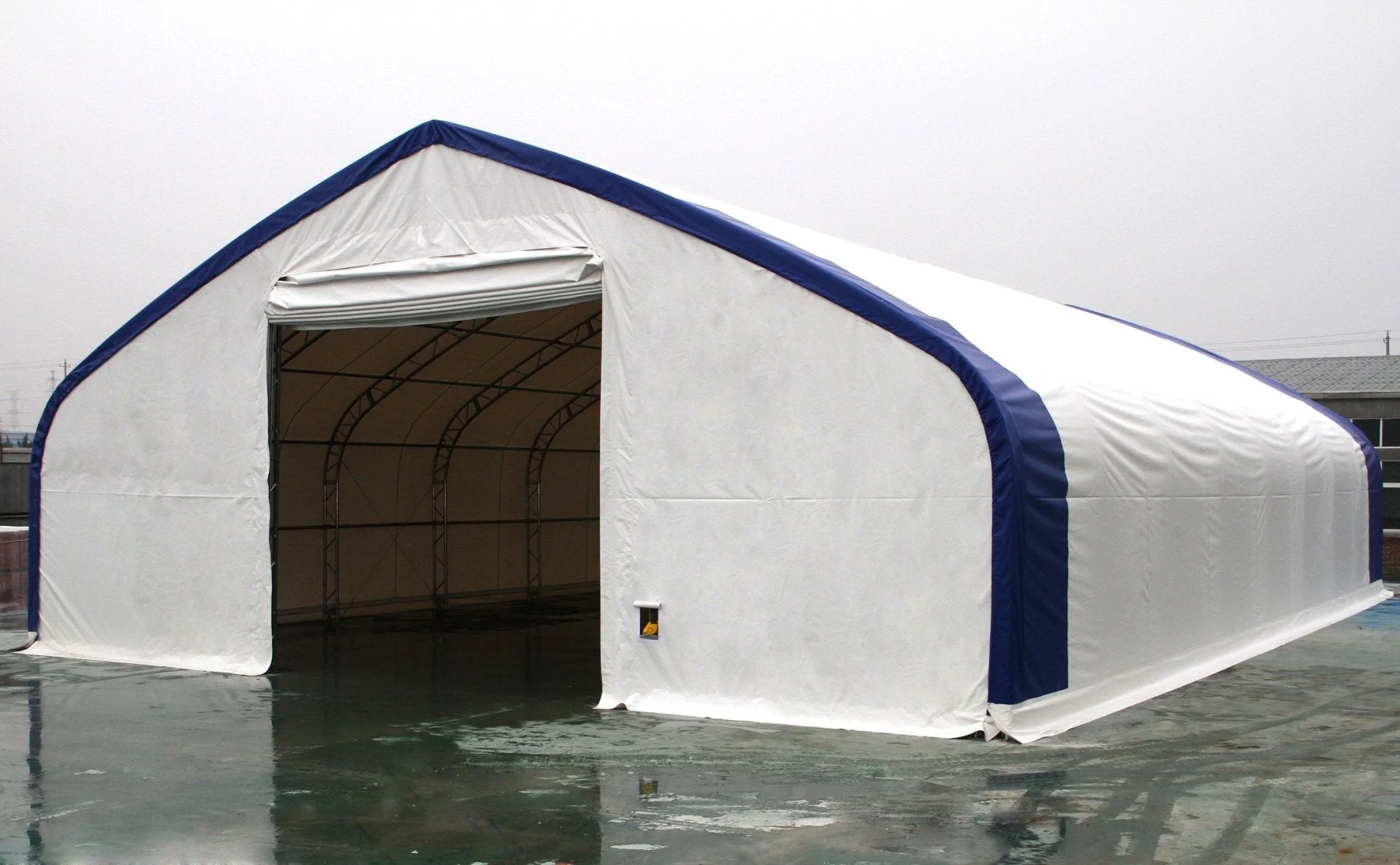 60′ Wide Double Truss Storage Buildings – Heavy-Duty PVC Shelter | Extra-Large Portable Warehouse - Image 23