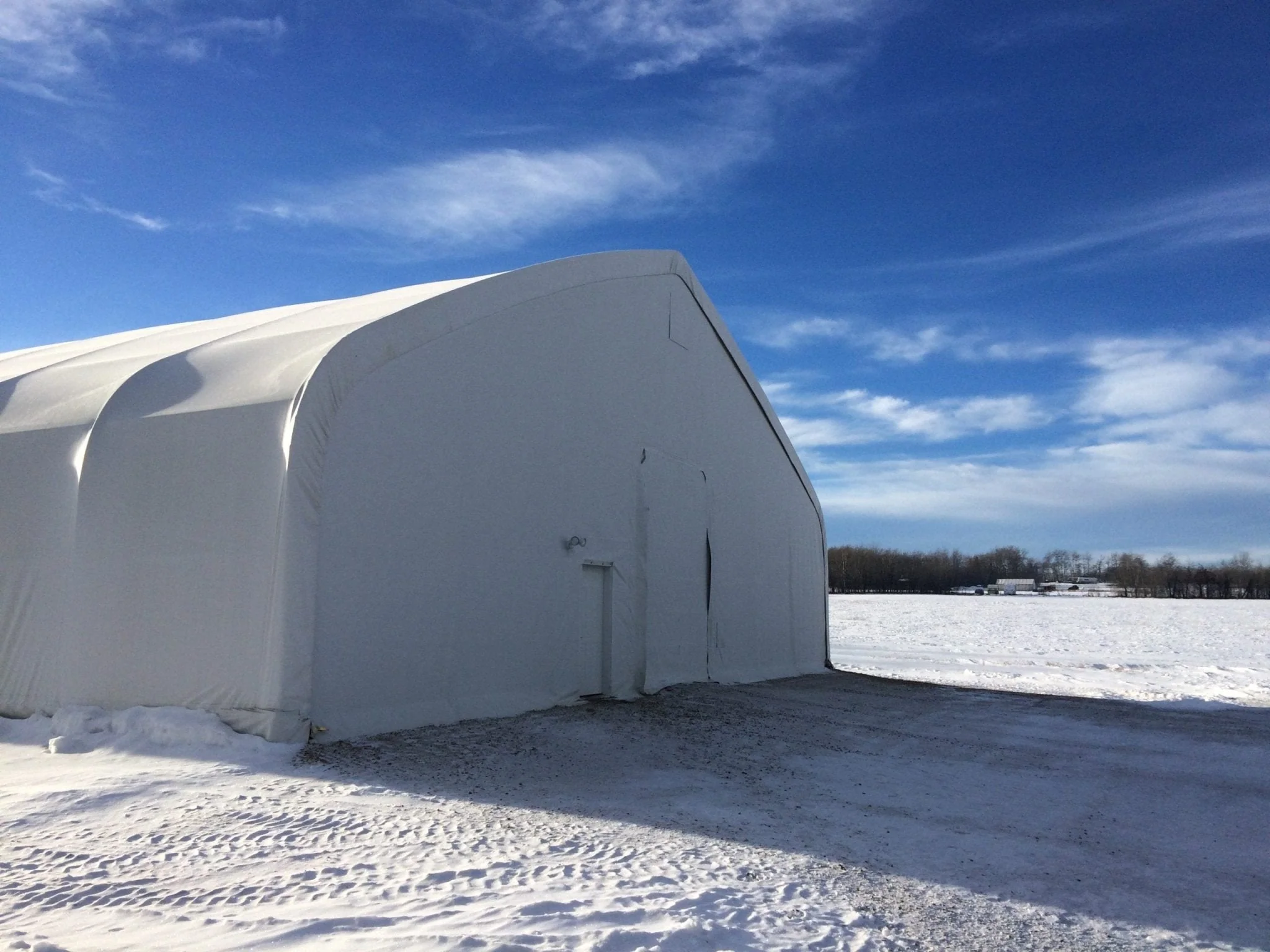 60′ Wide Double Truss Storage Buildings – Heavy-Duty PVC Shelter | Extra-Large Portable Warehouse - Image 28