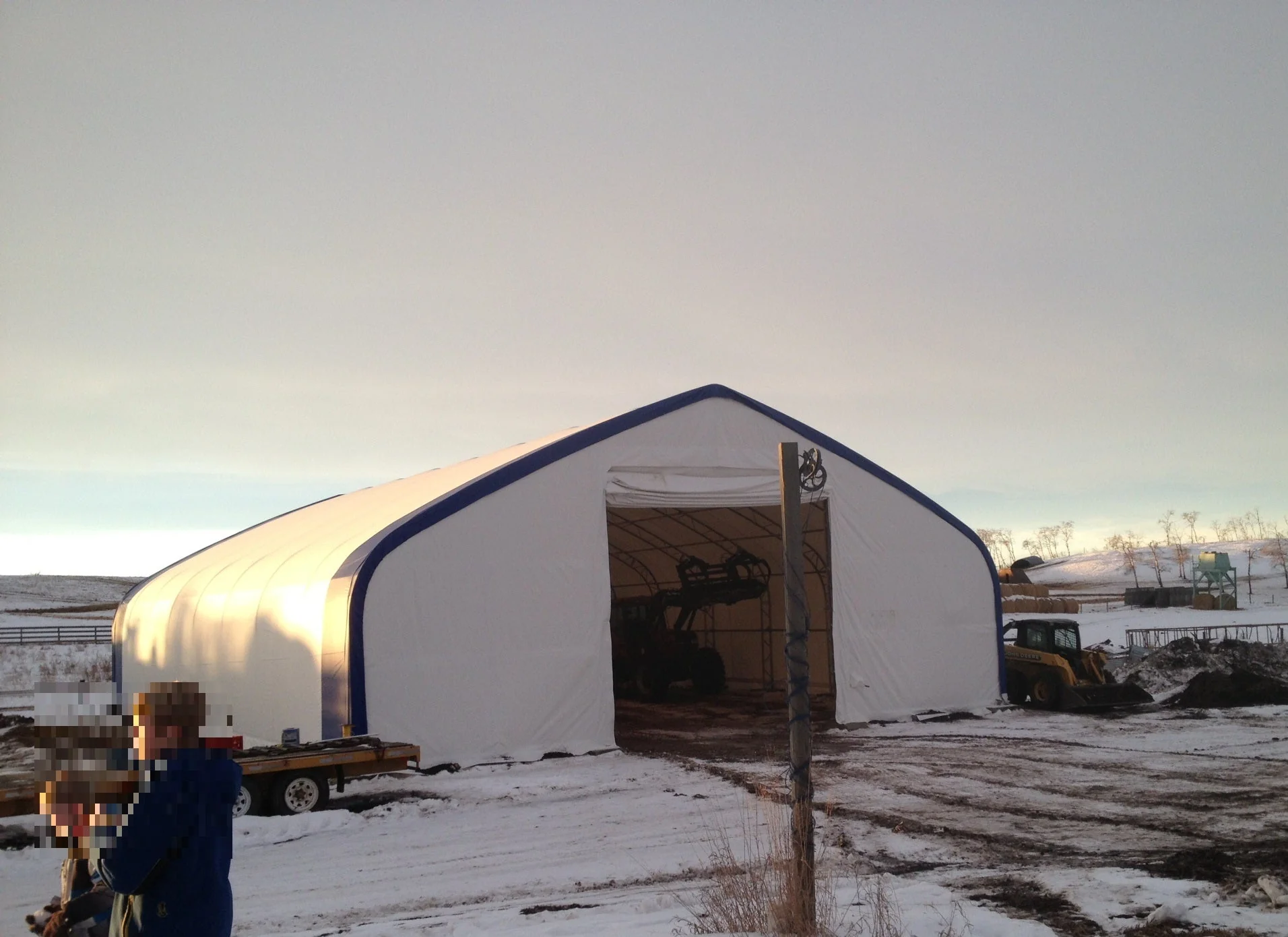 60′ Wide Double Truss Storage Buildings – Heavy-Duty PVC Shelter | Extra-Large Portable Warehouse - Image 30