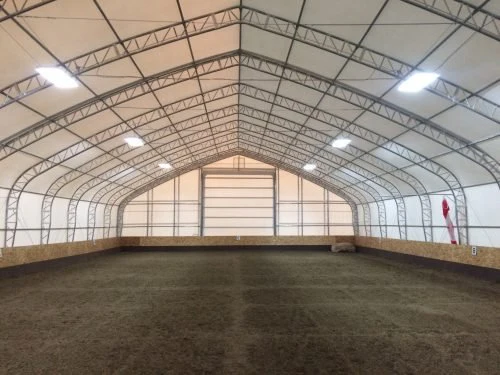 60′ Wide Double Truss Storage Buildings – Heavy-Duty PVC Shelter | Extra-Large Portable Warehouse - Image 32