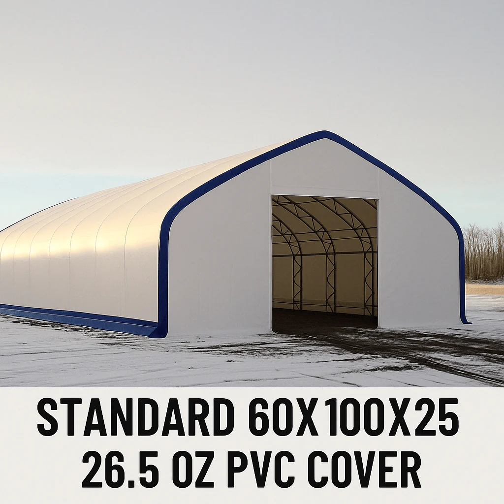 60′ Wide Double Truss Storage Buildings – Heavy-Duty PVC Shelter | Extra-Large Portable Warehouse - Image 33