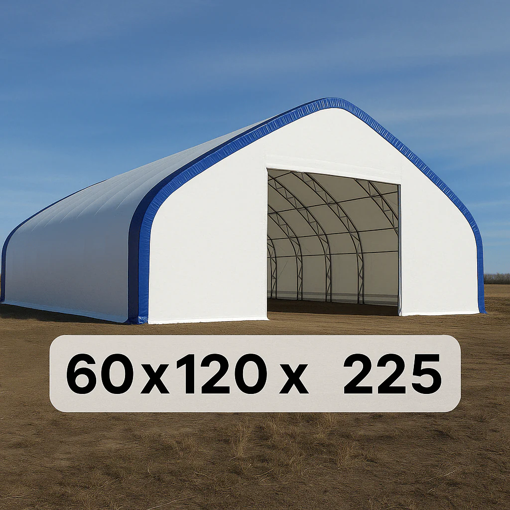 60′ Wide Double Truss Storage Buildings – Heavy-Duty PVC Shelter | Extra-Large Portable Warehouse - Image 35