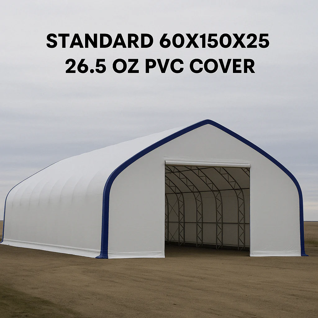 60′ Wide Double Truss Storage Buildings – Heavy-Duty PVC Shelter | Extra-Large Portable Warehouse - Image 36