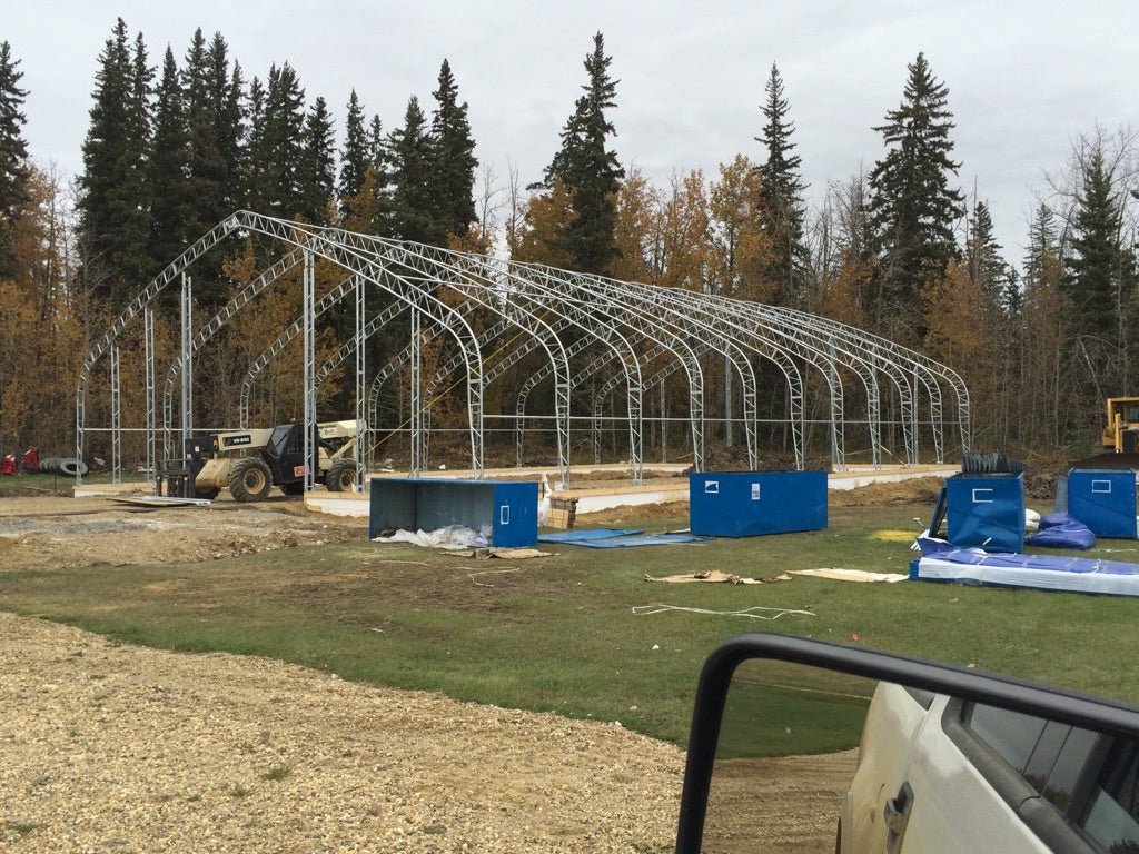 60′ Wide Double Truss Storage Buildings – Heavy-Duty PVC Shelter | Extra-Large Portable Warehouse - Image 4