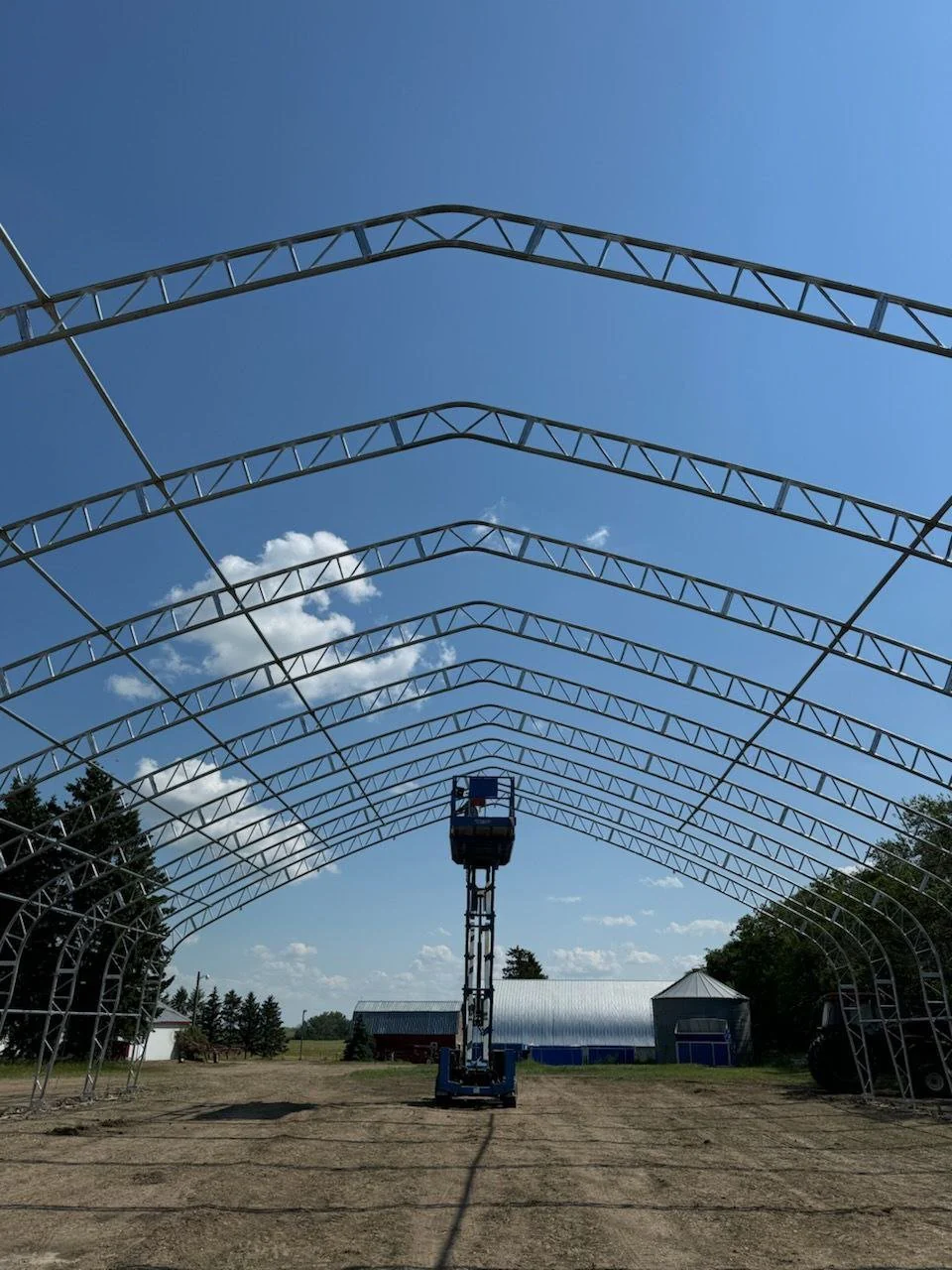 60′ Wide Double Truss Storage Buildings – Heavy-Duty PVC Shelter | Extra-Large Portable Warehouse - Image 40