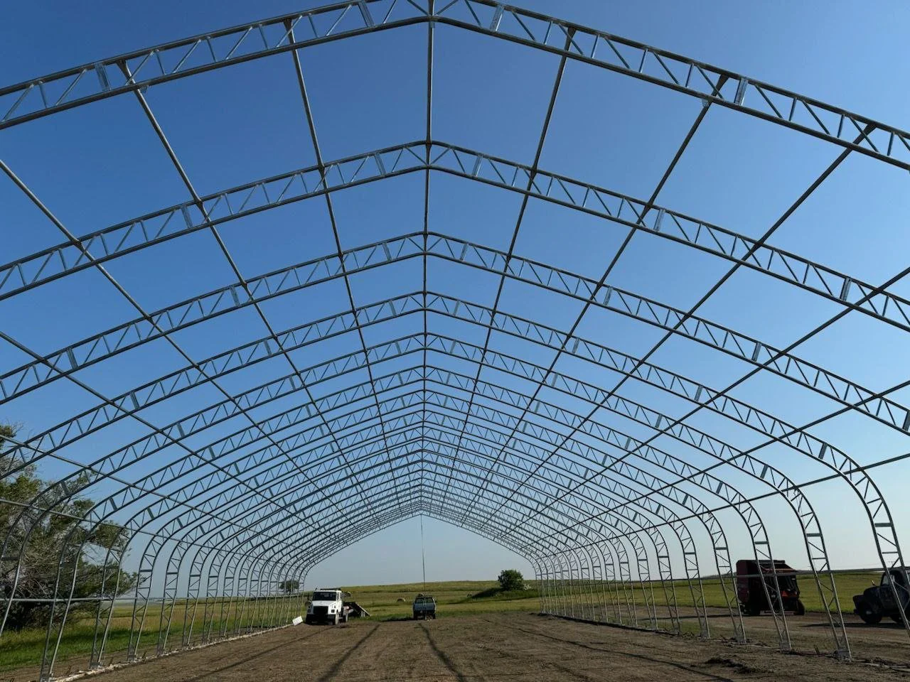 60′ Wide Double Truss Storage Buildings – Heavy-Duty PVC Shelter | Extra-Large Portable Warehouse - Image 41