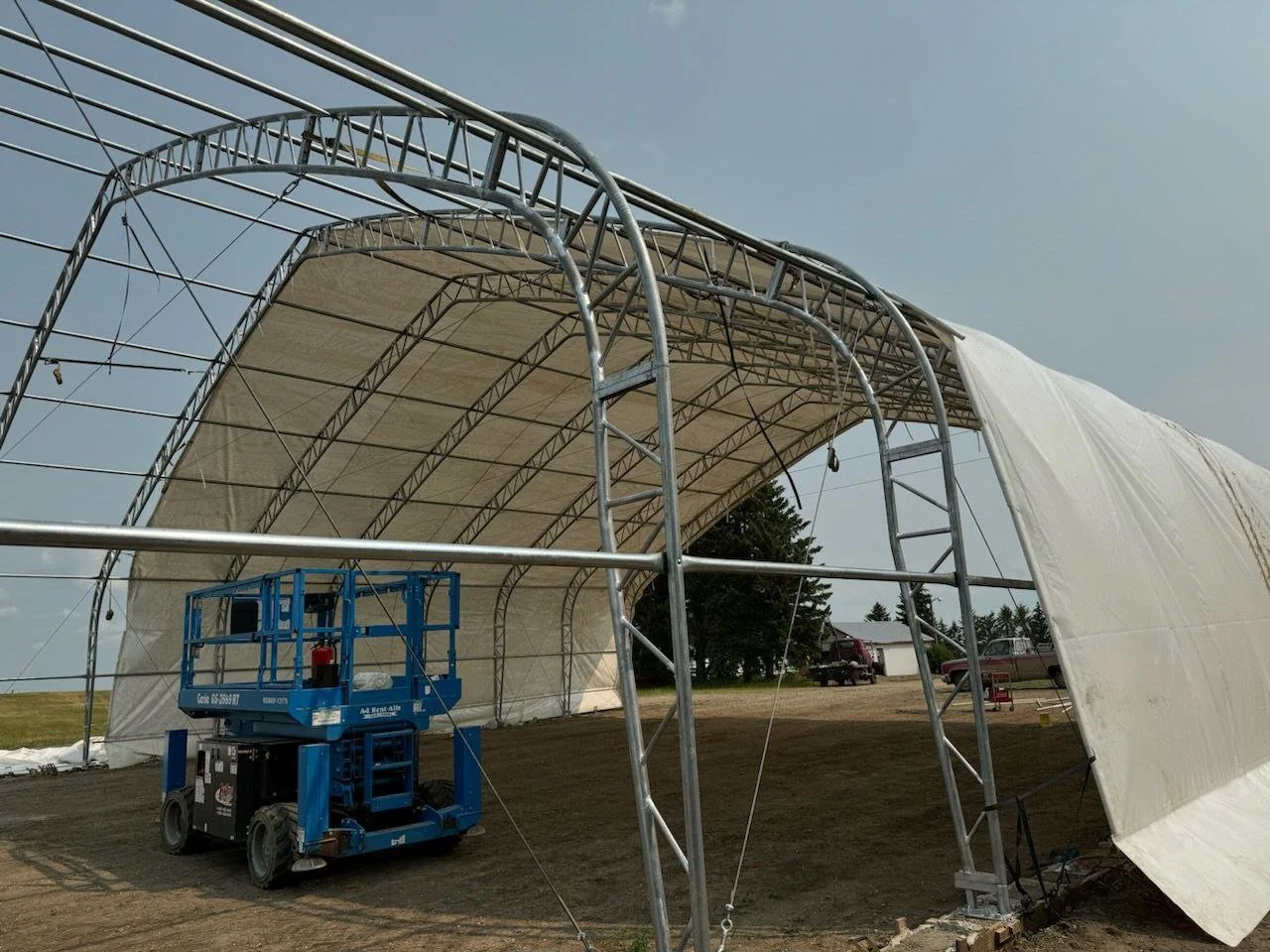60′ Wide Double Truss Storage Buildings – Heavy-Duty PVC Shelter | Extra-Large Portable Warehouse - Image 42