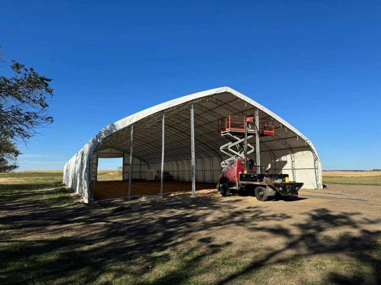 60′ Wide Double Truss Storage Buildings – Heavy-Duty PVC Shelter | Extra-Large Portable Warehouse - Image 43