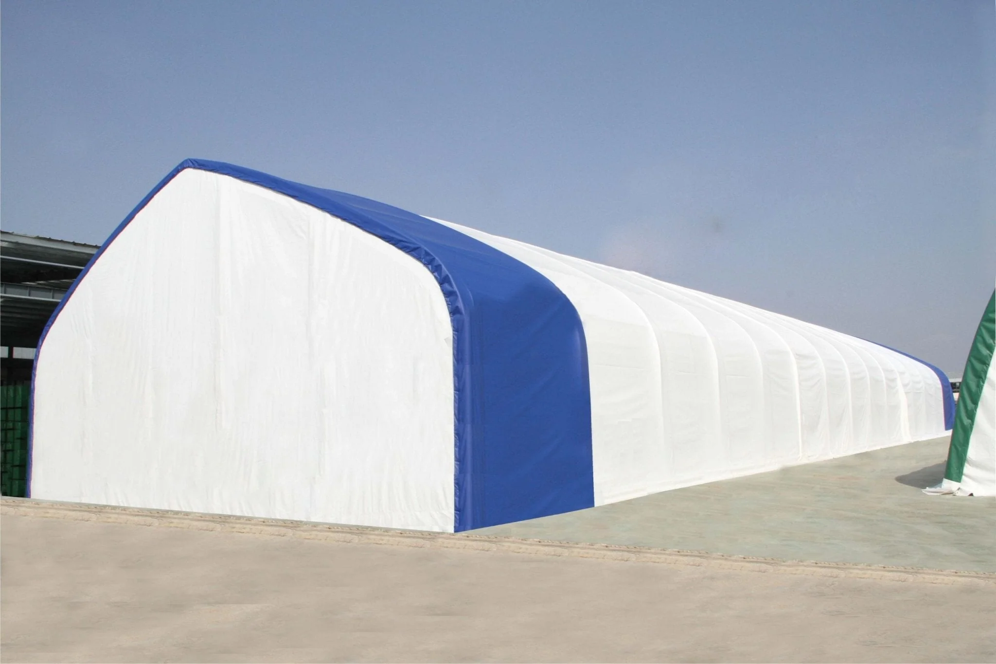 60′ Wide Double Truss Storage Buildings – Heavy-Duty PVC Shelter | Extra-Large Portable Warehouse - Image 45