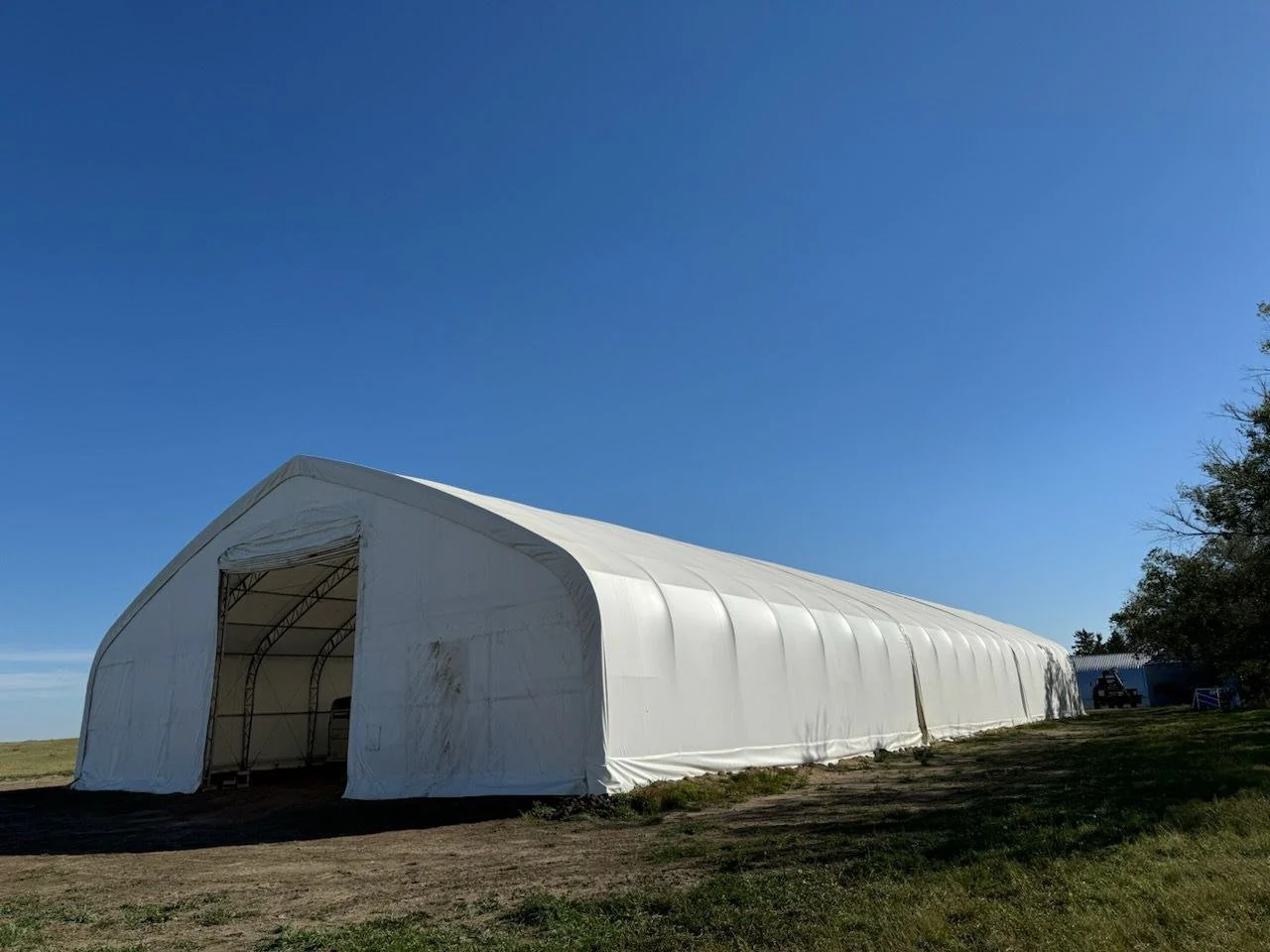 60′ Wide Double Truss Storage Buildings – Heavy-Duty PVC Shelter | Extra-Large Portable Warehouse - Image 46