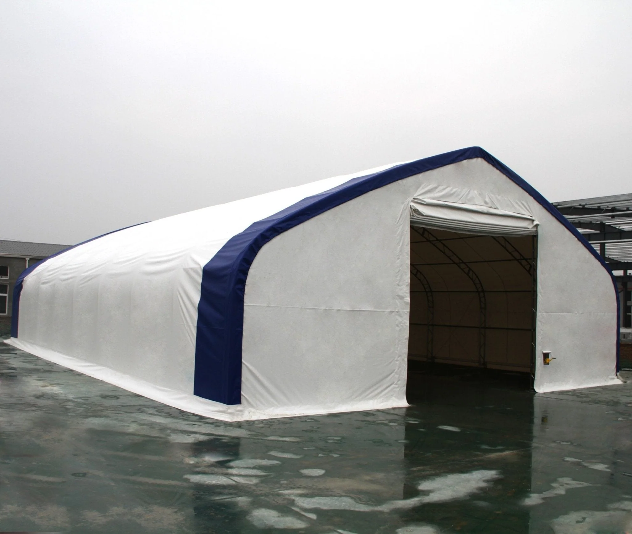 60′ Wide Double Truss Storage Buildings – Heavy-Duty PVC Shelter | Extra-Large Portable Warehouse - Image 47